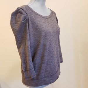 Free People 3/4 puff sleeve top